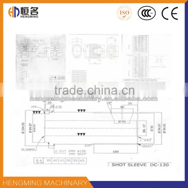 High quality vertical hot chamber die casting machine