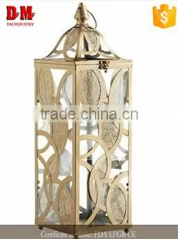 Birthday Decorative Classic metal lantern For Usd
