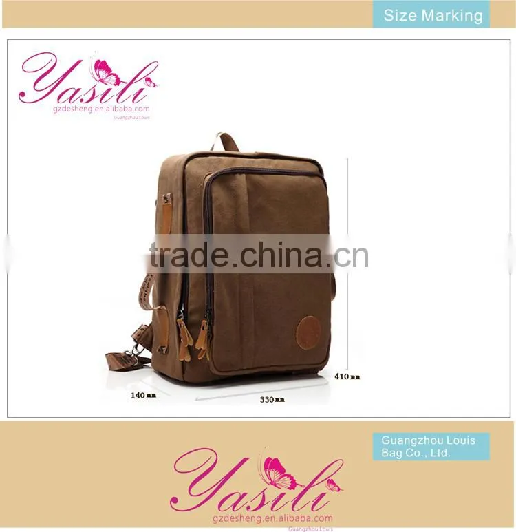 custom leisure canvas backpack bag,Plain Soft cotton Canvas Backpack,cute canvas rucksack