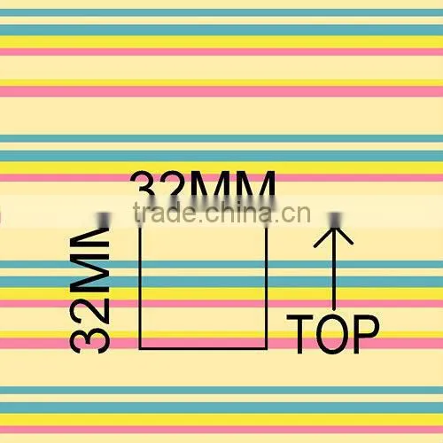 rainbow stripe knitted fabric for swimwear