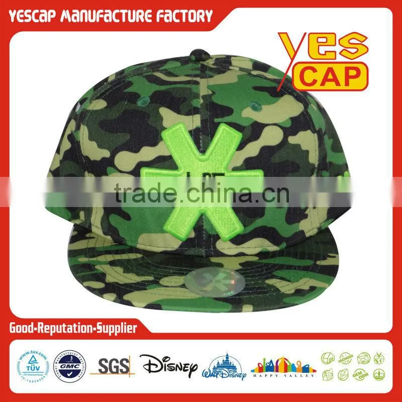 New Custom Embroidered flat brim snapback Cap