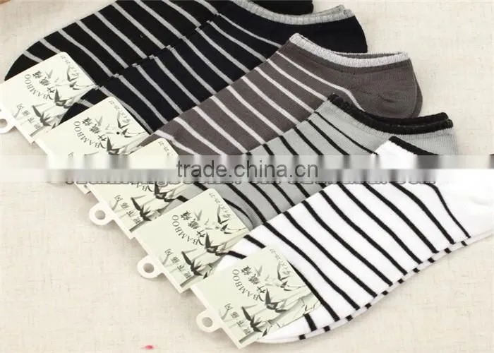 2016 Hot Sale Fashion Bamboo Cotton Loafer Low Cut Socks Men