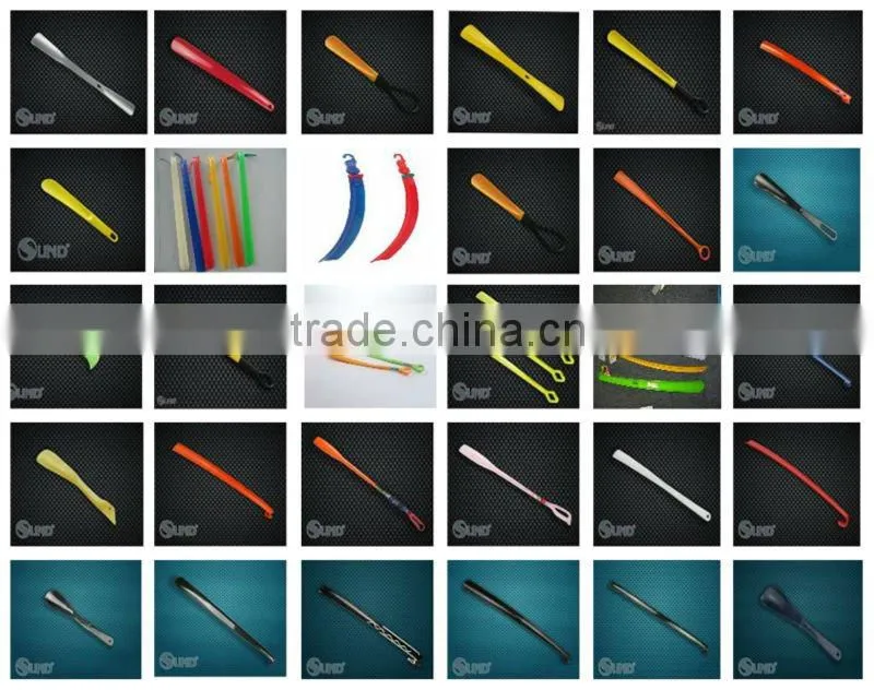 black colored plastic shoehorn