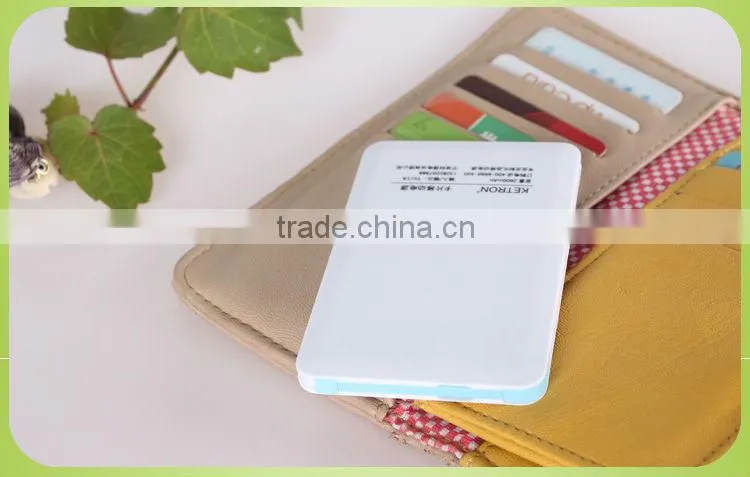power bank 3200mah credit card size