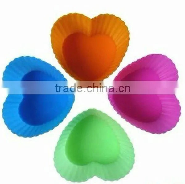 baking supplies,mini cupcake cups,silicone cake mould cookie cup,