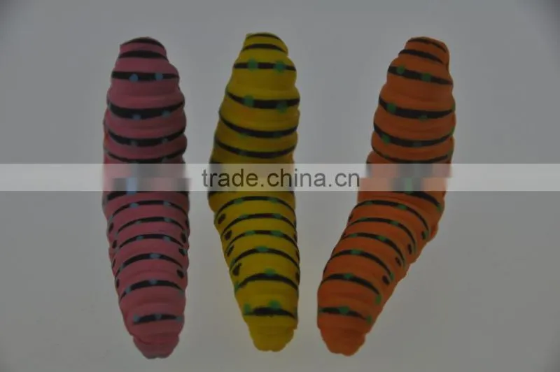 PU gift caterpillar animal shape stress reliver soft toys ball