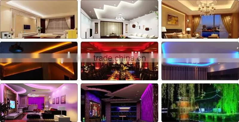 multicolor 9v led waterproof light strip