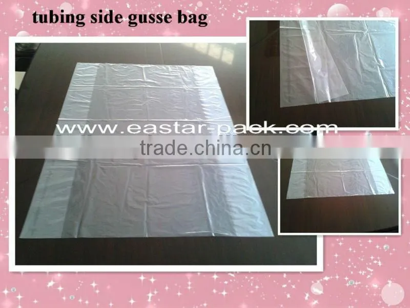 Hot sale big PE transparent flat bags