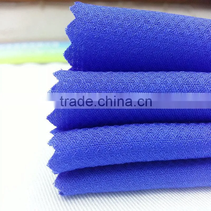 2015 xiangsheng jacquard weave royalblue viscose from bamboo