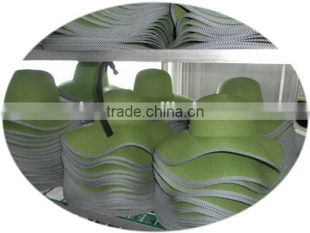 China manufacture top sell women's straw floppy beach hat