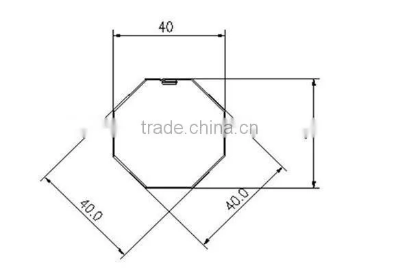 Octagonal tube roll forming machine