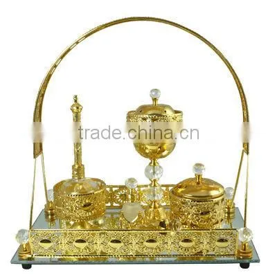 2016 simple crystal decoration iron craft sets T132