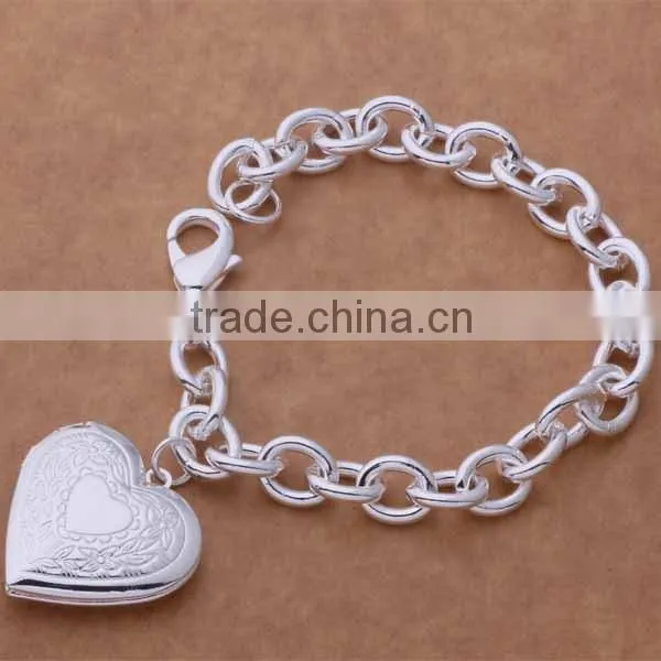 plated heart premier designs bracelet jewelry, 925 sterling silver bracelet
