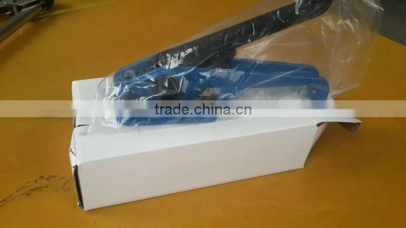 PET/Polyester plastic strap manual tensioner and sealer packing tool