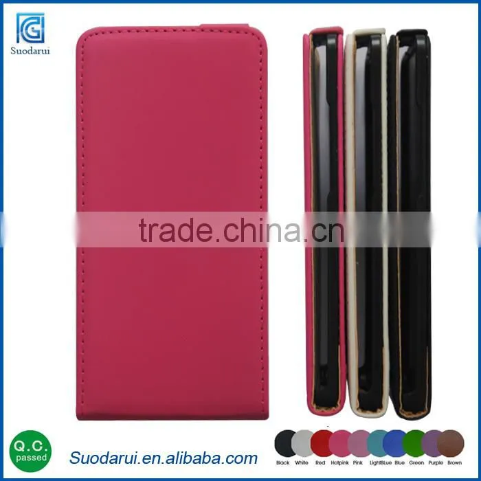 High quality leather case for LG K4 ultra slim flips leather case Mix colors