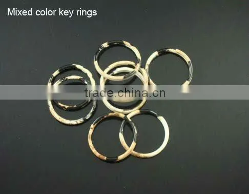 Spray Painting Iron Key Rings