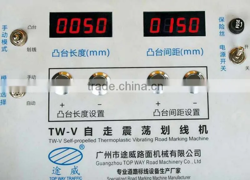 TW-V Self-walking Thermoplastic Vibrating Road line marking machine