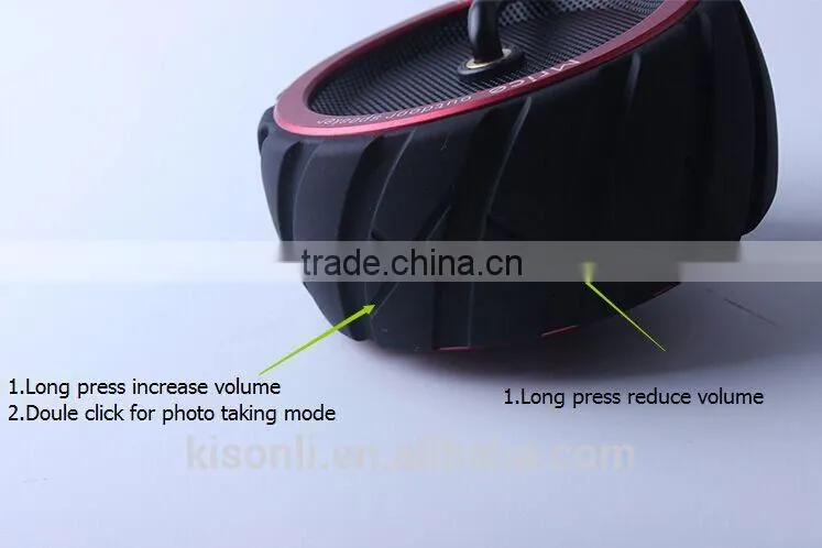 Universal mini wheel tyr stereo bluetooth speaker for computer, smart phones, tablets,pc,ipod,MP3,MP4
