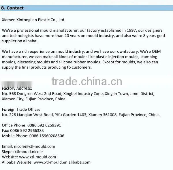 Processing Custom High Precision Auto Metal Stamping Part Mould