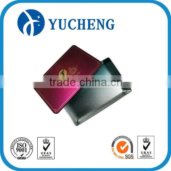 Rectangle metal gift packaging tin box