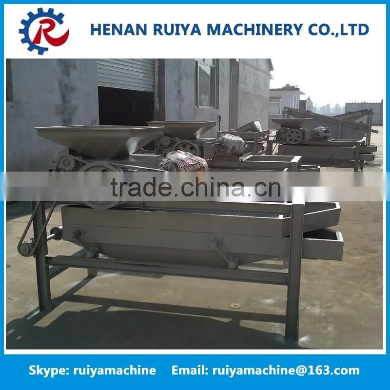 Nuts breaking machine/almond dehuller machine/hazelnut shelling machine