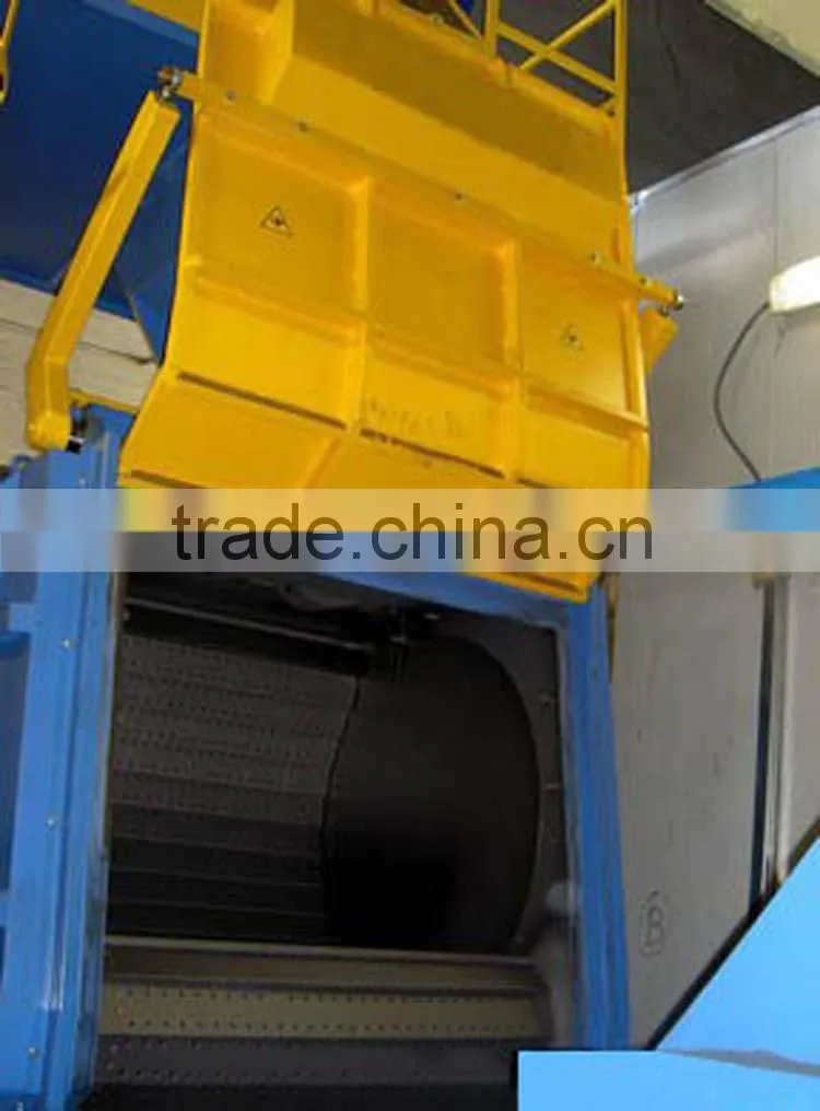 Airless automatic loading tumble belt abrasive blasting abrator/machinery