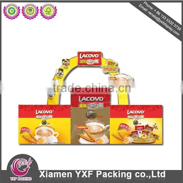 promotion design display rack designing skincare paper racks / display shelves / PDQ