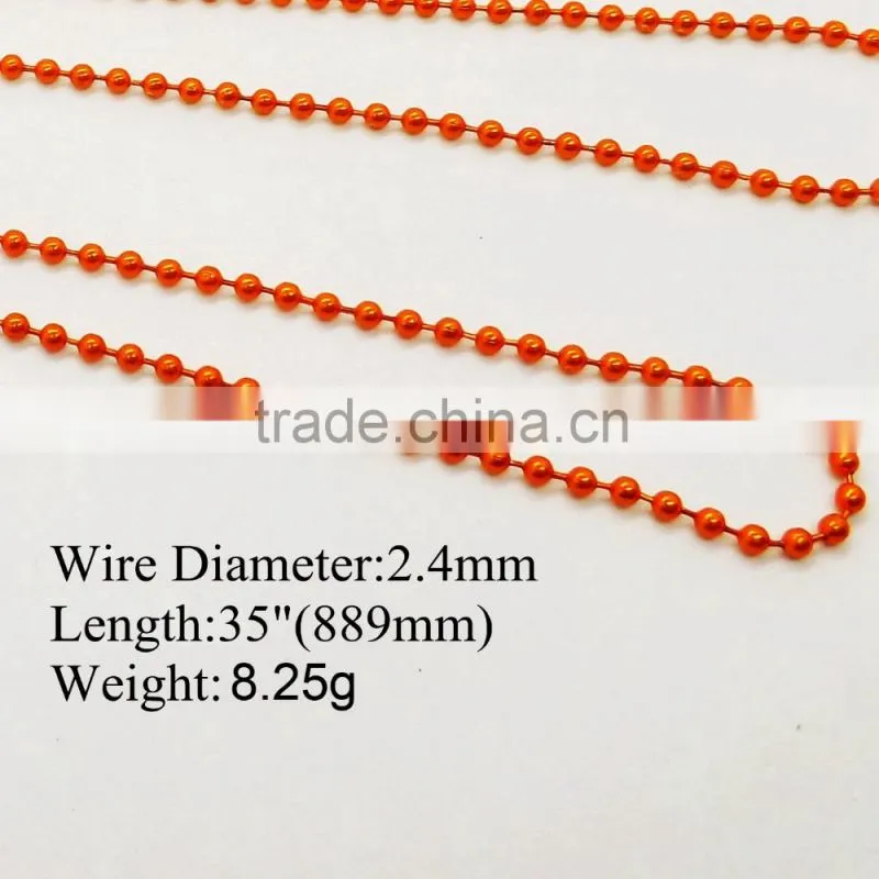 Fancy Electroplating Metal Neck Chain