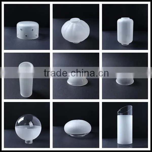 china supplier modern flat glass lamp globe,partical frosted glass lamp shade,table lamp cover for lighting