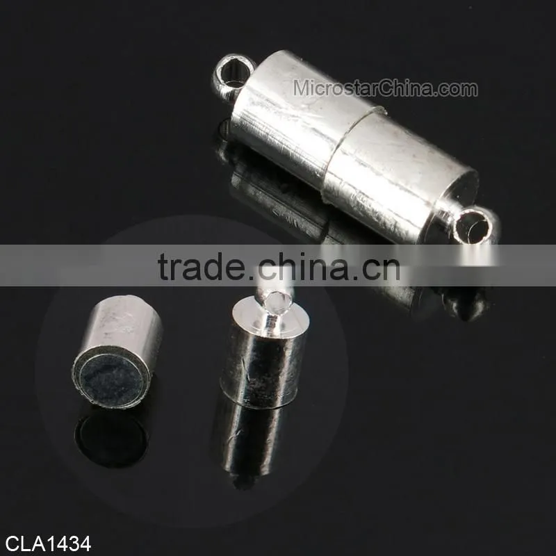 Fashion jewelry components top quality zinc alloy material leather bracelet clasp