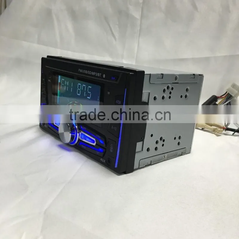 universal double 2 din car audio car mp3 player with UBS SD Aux-in ,bluetooth fm am modulator