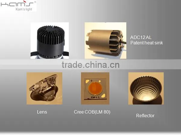 pf>0.9 CRI 90 15W Commercial Hotel Lighting Ceiling Light Fixture