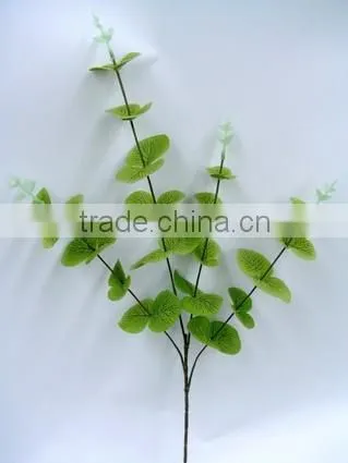 Indoor Decoration Artificial Leaves Multicolor Eucalyptus Plant
