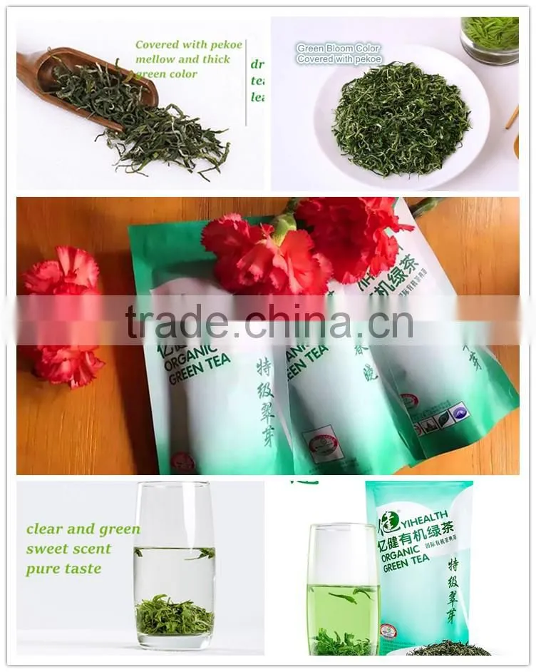 China Organic Green Tea as Yijian organic tea
