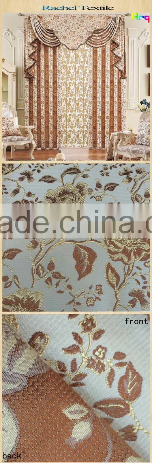 2015 American style cutrain/pillow/ cushion fabric, 100% polyester most popular hotel/home stock products