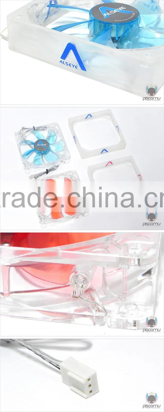 Alseye Si-Light-B silent computer pc cooler electric case fan