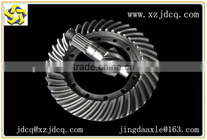 LIUGONG loader parts gear construction machinery wheel loader 300F bevel gear manufacturer axle spiral bevel