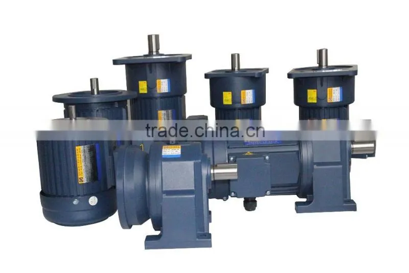 GVM Vertival type gearhead with double output shaft