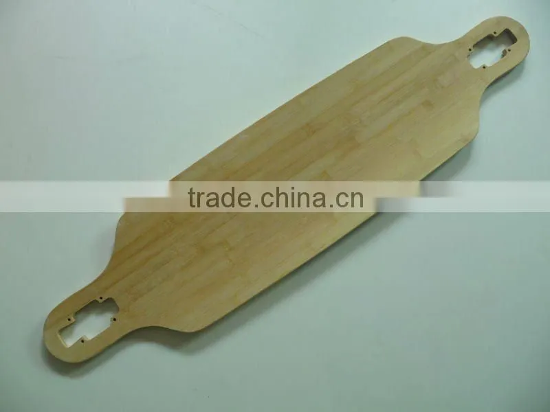 Drop through Bamboo long skateboard