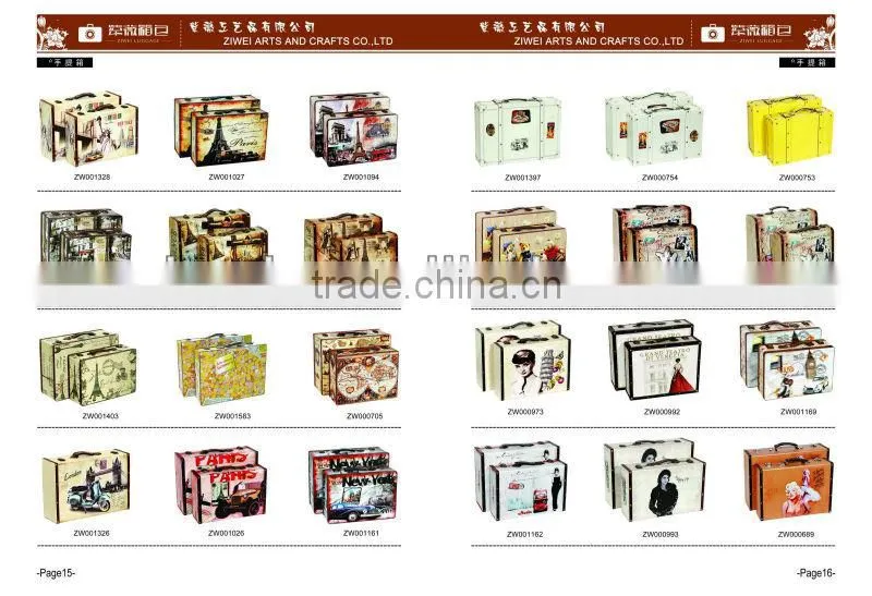 2014 new design MDF canvas box on stock catalog