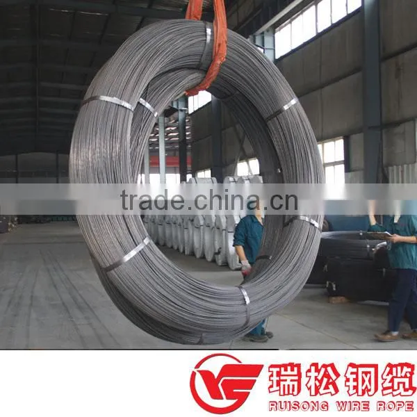 (Factory ) Cold drawn High Carbon Steel Wire for springs, Flexible Duct, cotton baling wire and Ropes