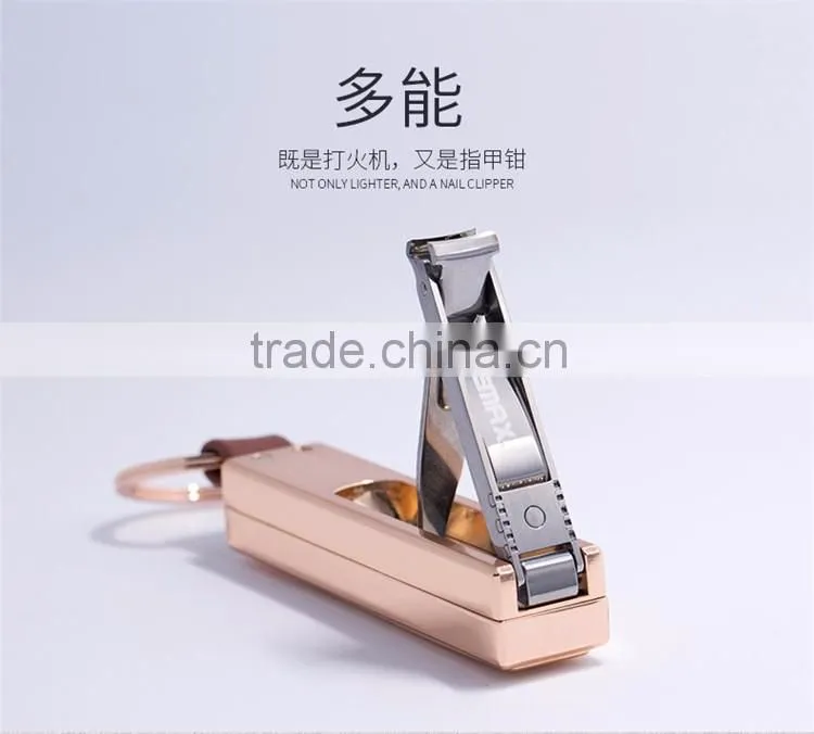 Remax usb Metal lighter /lighters smoking accessories /Electronic Key Chain cigarette lighter