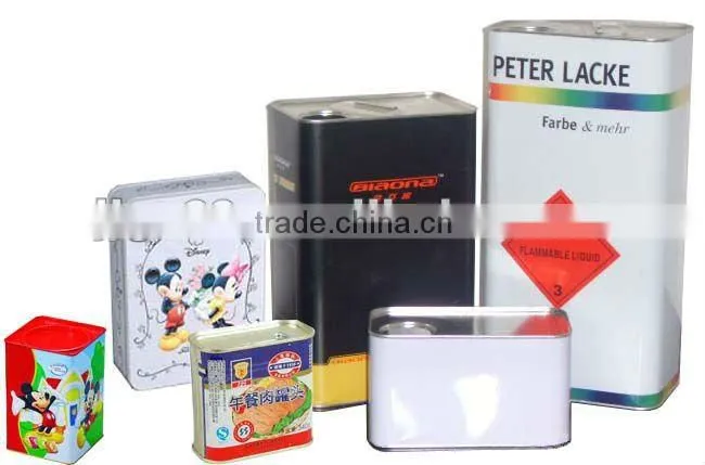 Square Tin Can Making Machine Manufacturer for oil/paint
