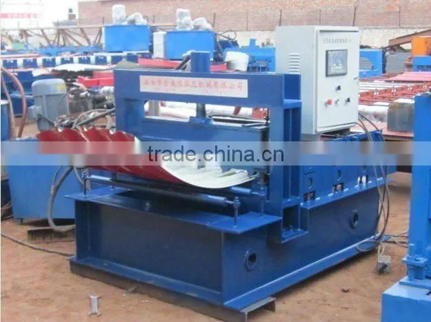 blue arc sheet metal curving Forming Machine with PLC control
