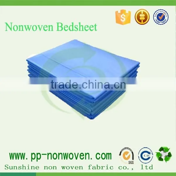 Disposable sheets nonwoven pillow cover and bedsheet for hospital