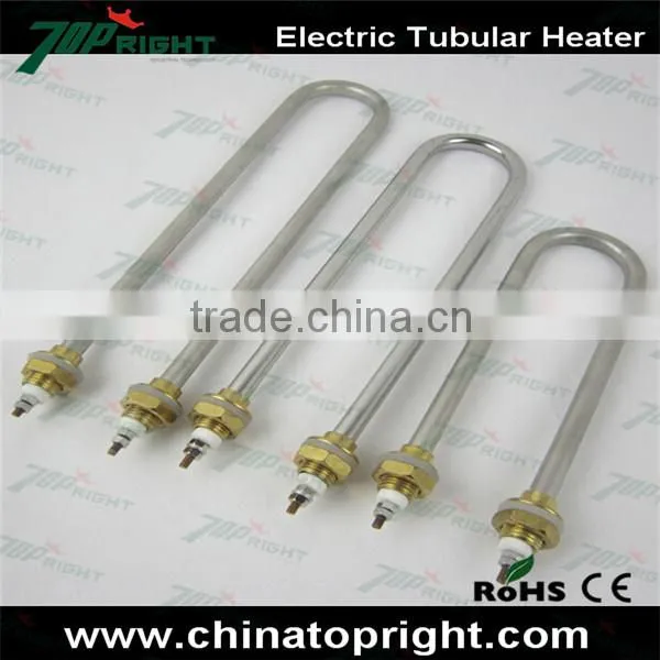 Topright electric 6000w custom-built finned tubular heater