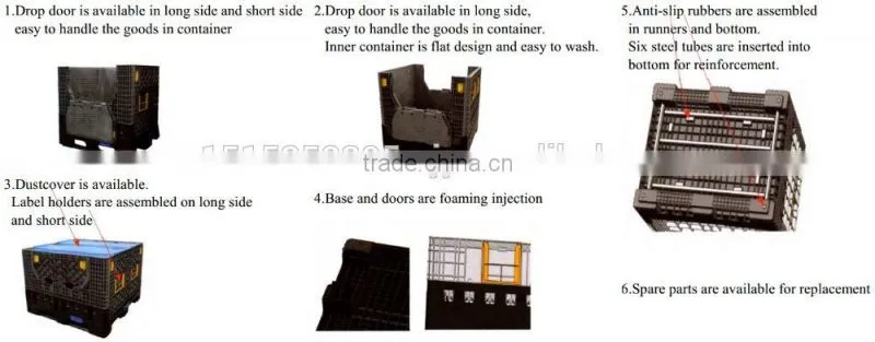 Plastic intermediate bulk containers for Auto Industry