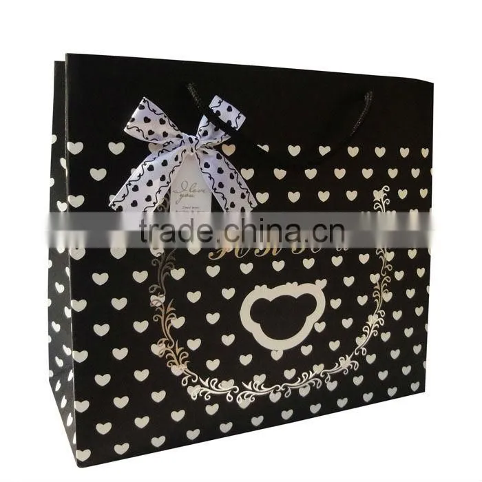 fancy paper bag for cloth,garments,apparel