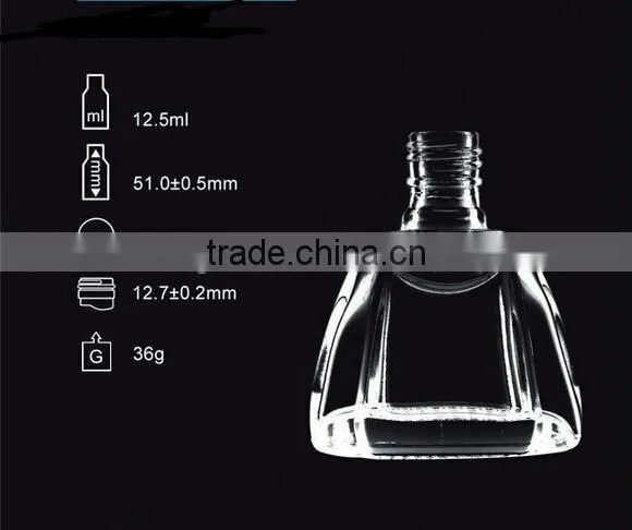 2ml mini jars/vial glass nail Polish Bottles manufacturer