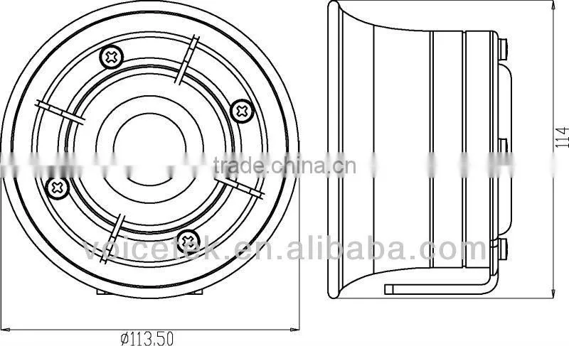 police alarm siren horn speaker